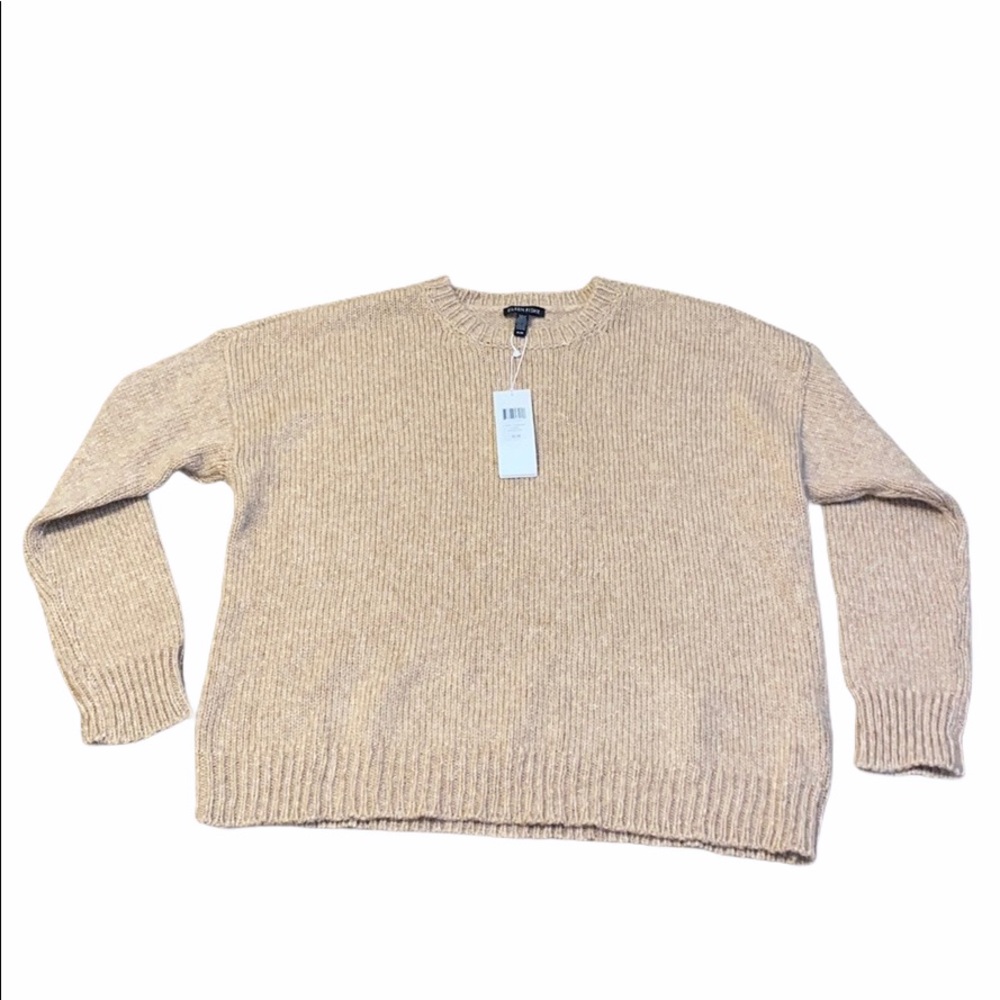 Eileen Fisher Airspun Wool Mohair Sweater M NWT